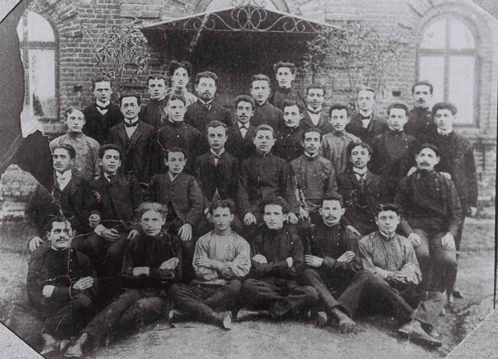 David Ben Gurion. First row third from the right.