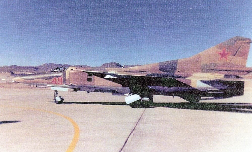 MiG-23 operated by the Red Eagles