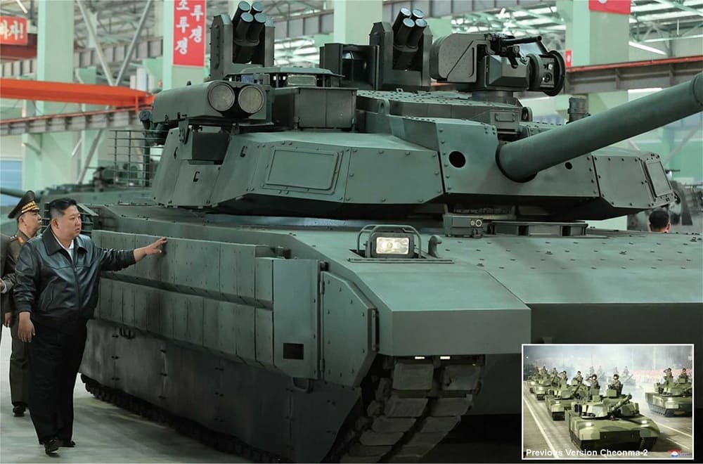 North Korea Unveils Cheonma-2 Tank Modelled on Russia’s T-14