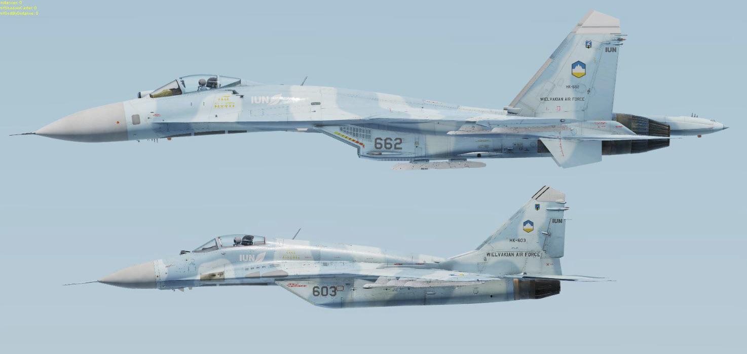 Top Sukhoi 27 Flanker. Bottom Mikoyan Gurevich 29 Fulcrum. Mikoyan Lost to Sukhoi