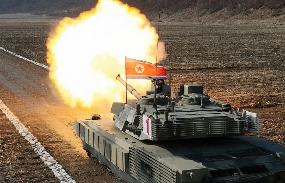 North Korea Unveils Cheonma-2 Tank Modelled on Russia’s T-14