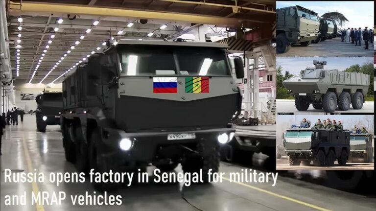 Russia Opens MRAP Factory in Senegal