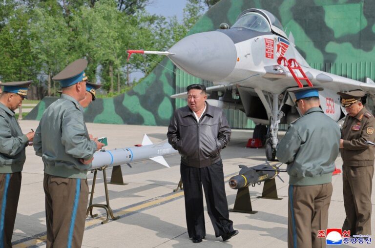 North Korea says it has developed a domestically-developed Beyond Visual Range (BVR) air-to-air missile, firing it from their MiG-29s