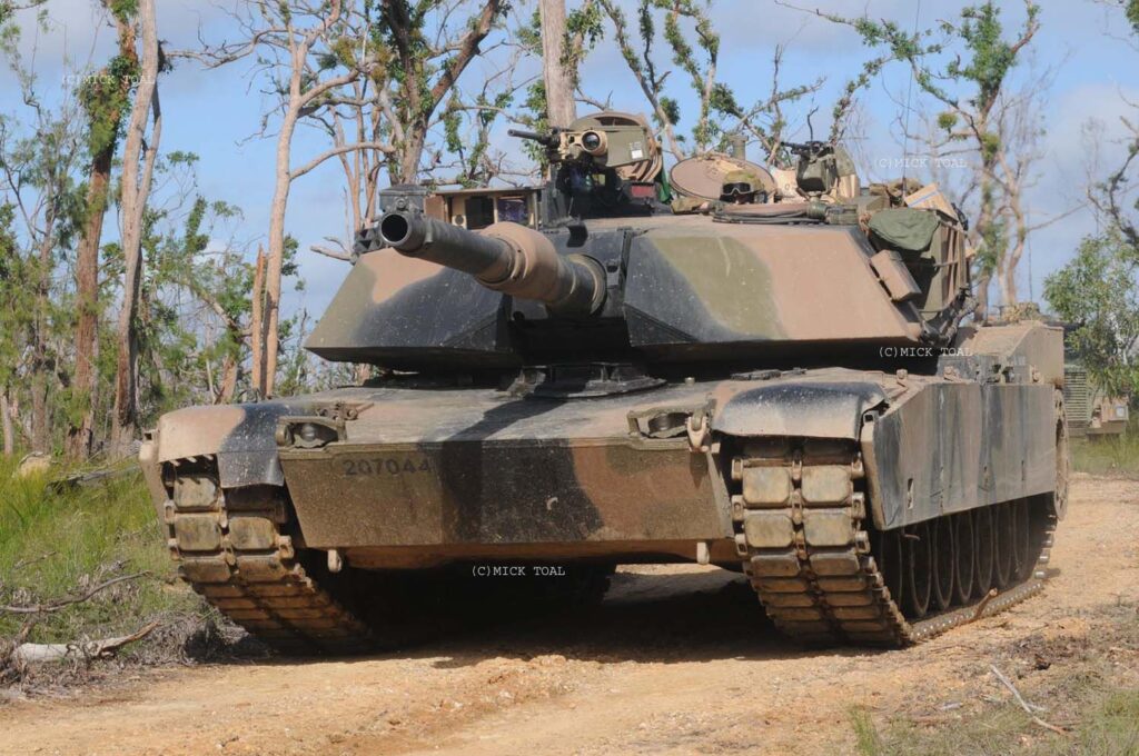 M1A1 Abrams tanks