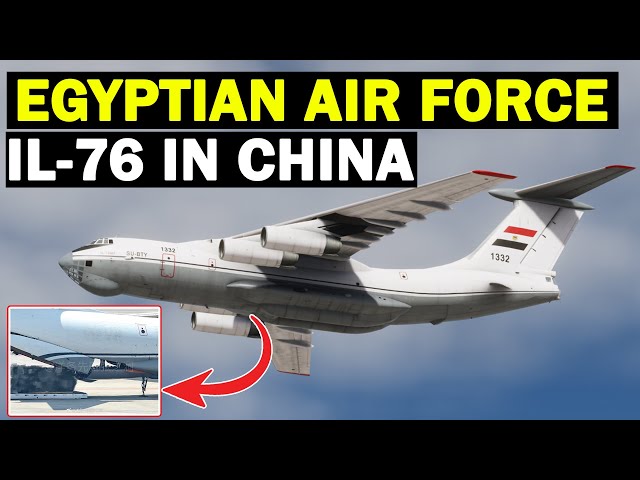 Egyptian IL-76 in China