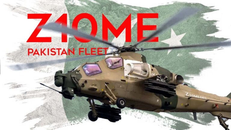 Pakistan Z-10ME attack helicopters