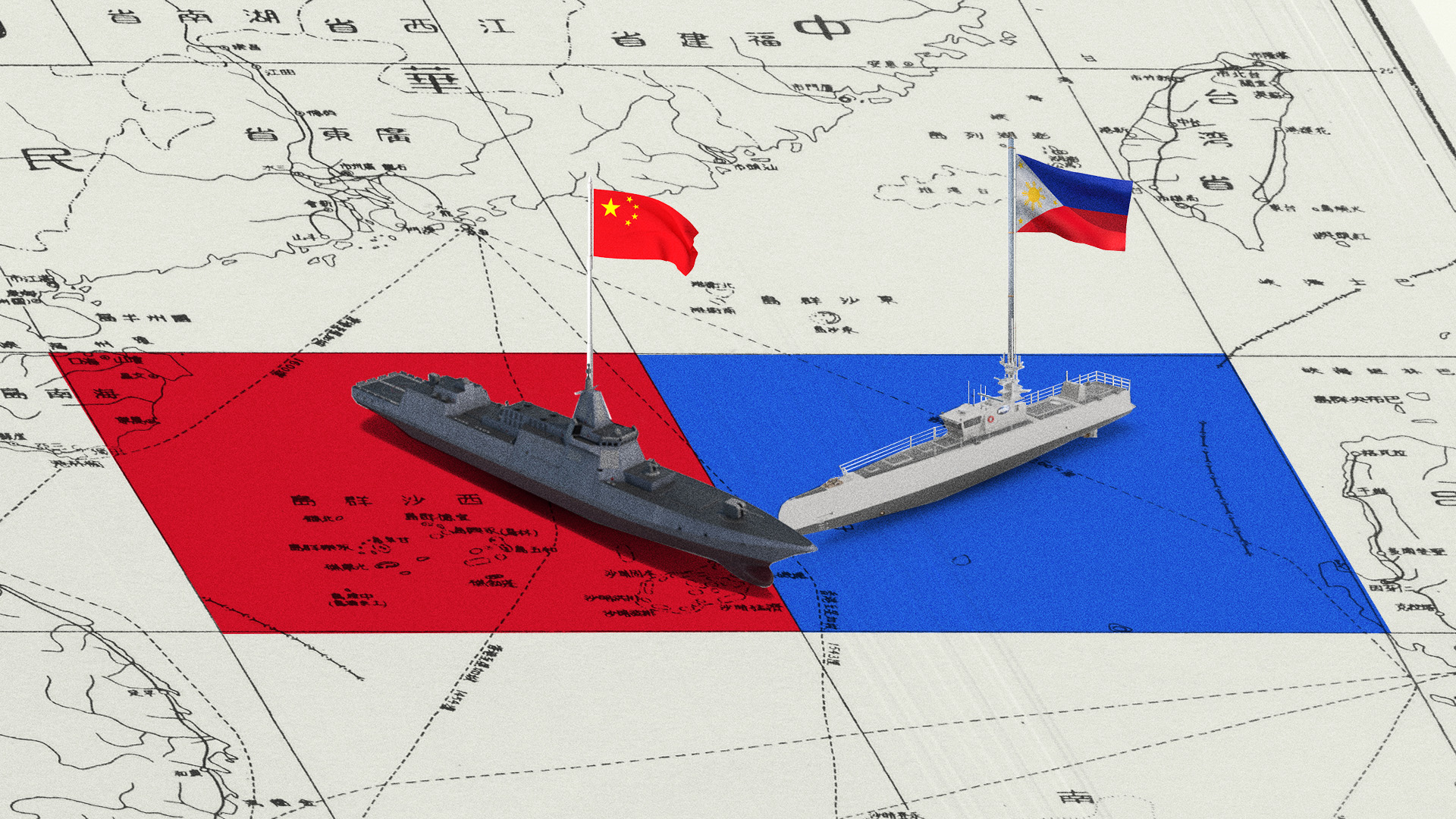 Chinese warship Collision Fuels South China Sea Tensions