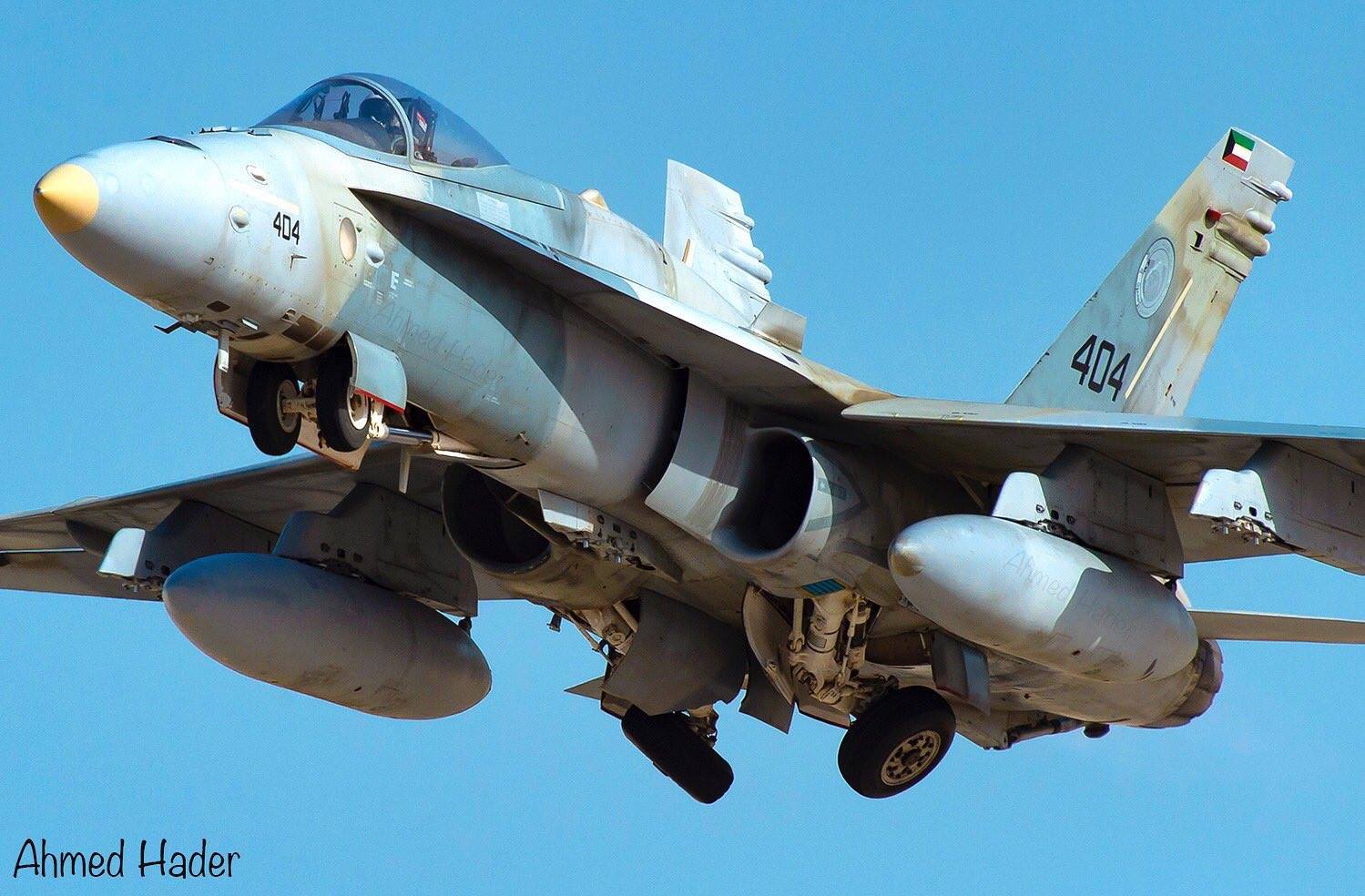 Kuwait F/A-18 Fighter Jet