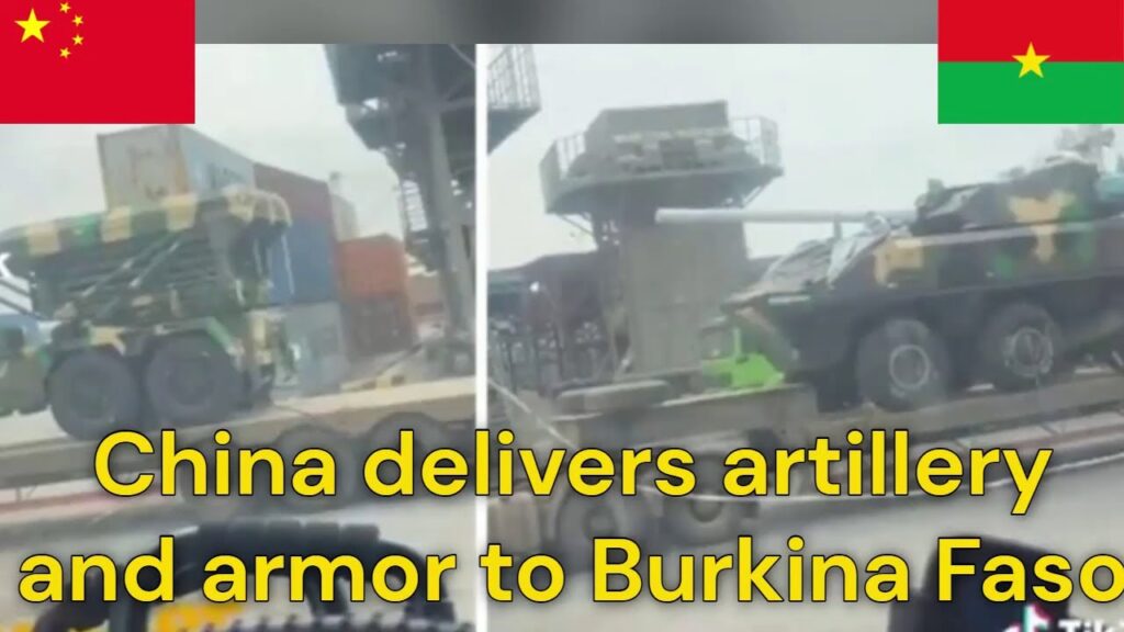 Burkina Faso gets weapons and artillery from China.