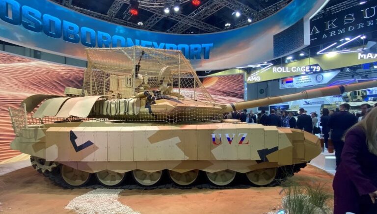 Russia Deploys Exhibition T-90MS to Ukraine Front