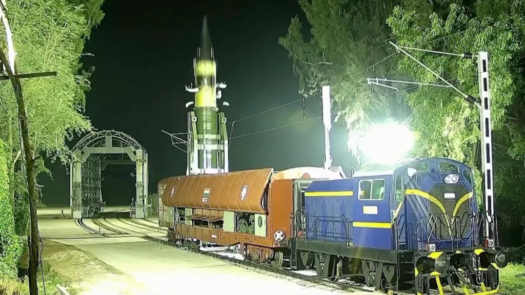 Agni-Prime Rail Launch