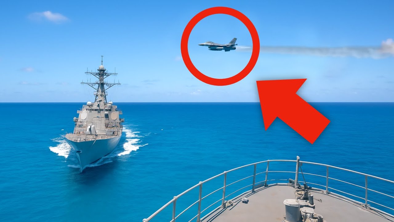 Venezuelan F-16s Fly Over US Warship in Caribbean