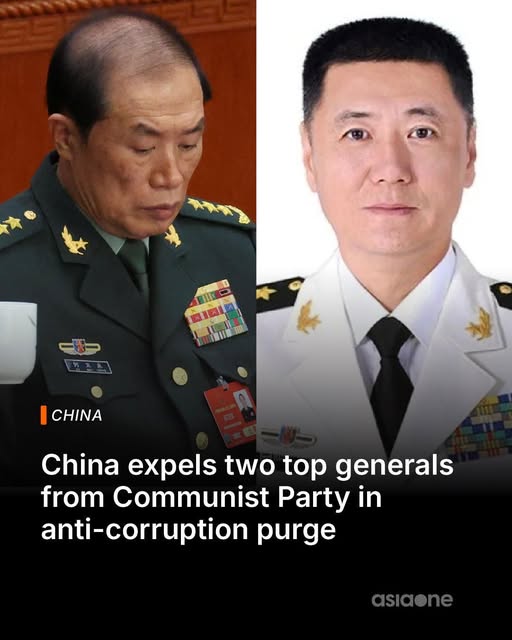 China expels Top Generals in Military Crackdown