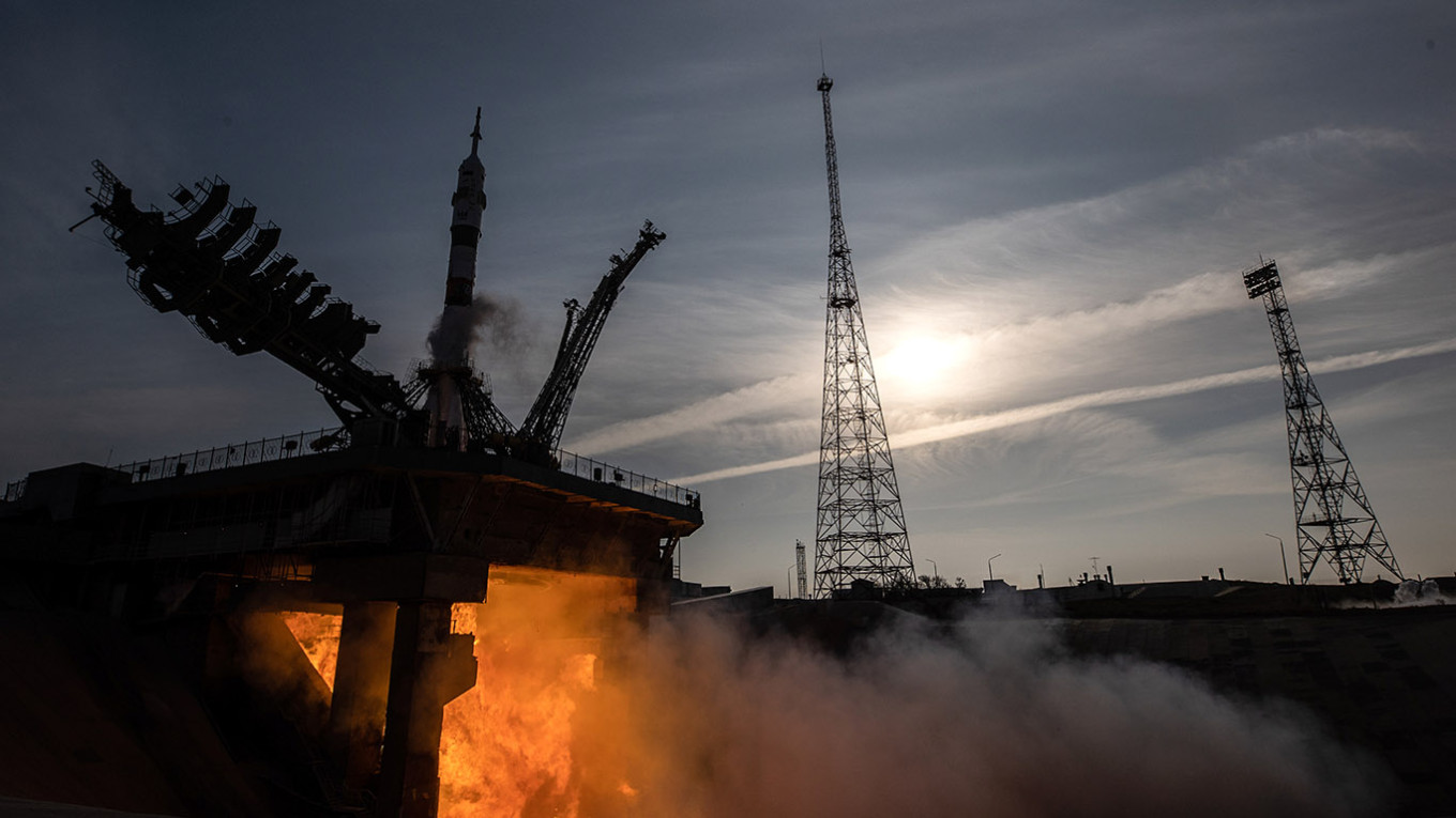 Soyuz Reaches ISS as Baikonur Launch Pad Suffers Damage