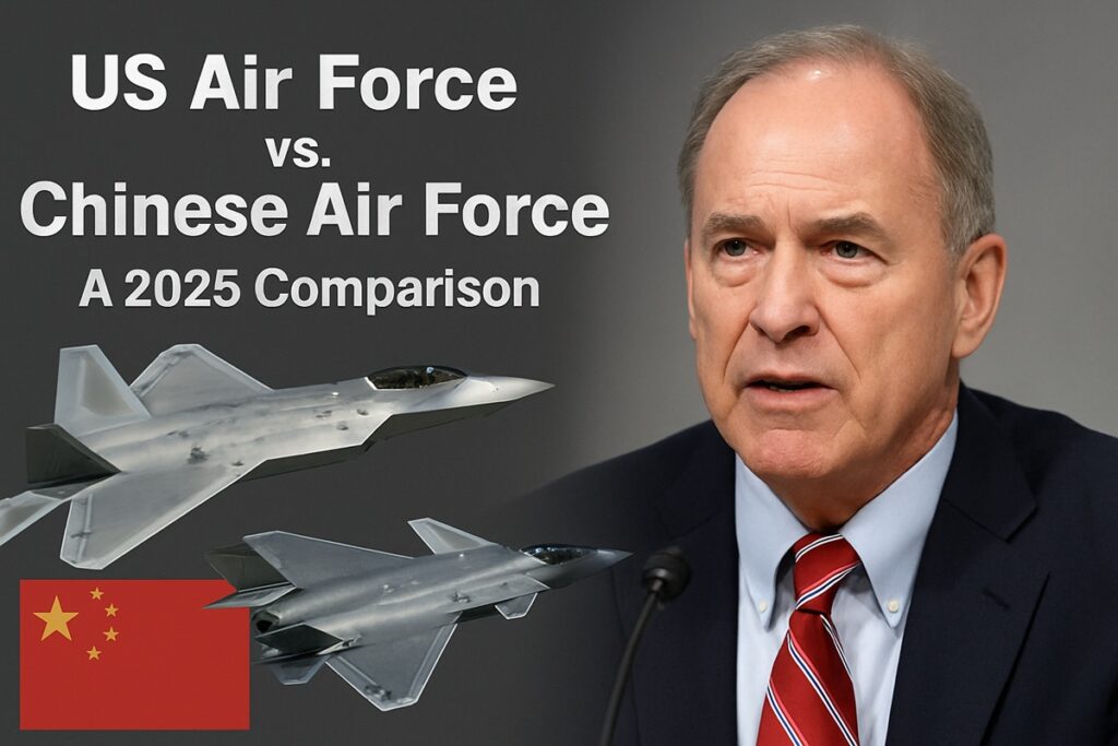 US Air Force vs Chinese Air Force 2025 — Col. John "JV" Venable