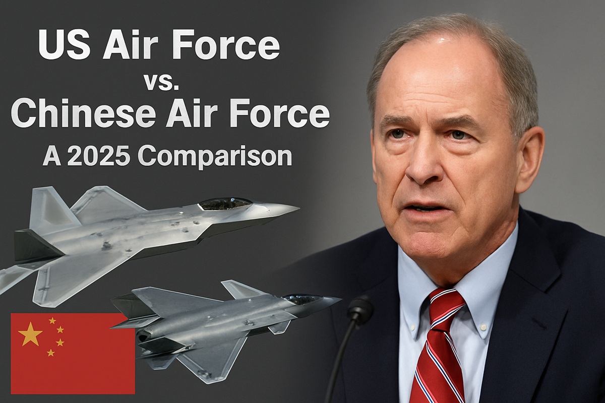 US Air Force vs Chinese Air Force 2025 — Col. John "JV" Venable