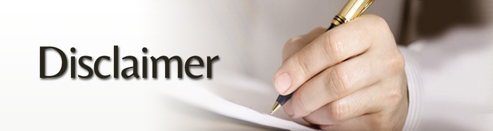DISCLAIMER