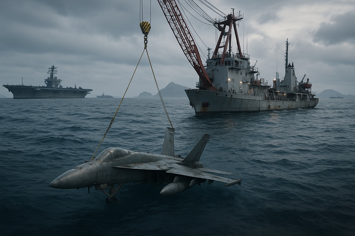 US Navy South China Sea Salvage Race with China