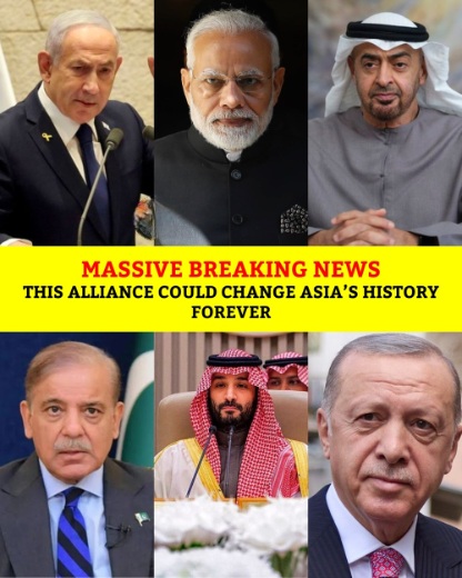 Israel–UAE–India vs a Saudi–Pakistan–Türkiye Triangle