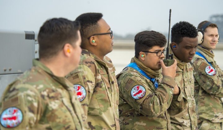 U.S. MQ-9B Squadron Personnel Seen Wearing “China Death” Badges