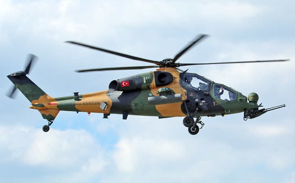 Somalia inducts Turkish T-129 Attack Helicopters