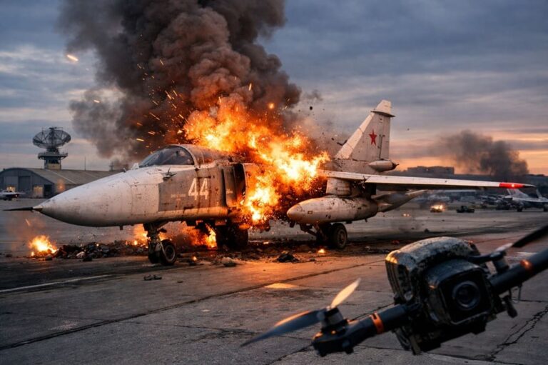 BREAKING: SBU Drone Blitz Hits 15 Russian Warplanes