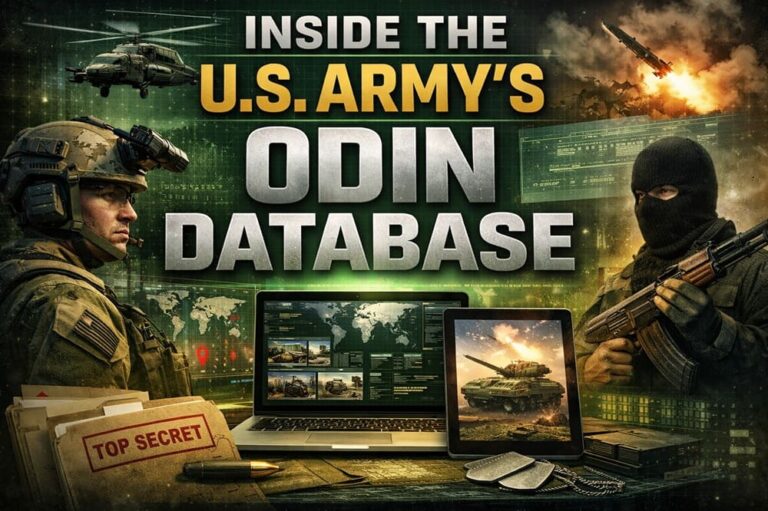War Thunder Database inspired by U.S. Army’s ODIN Database