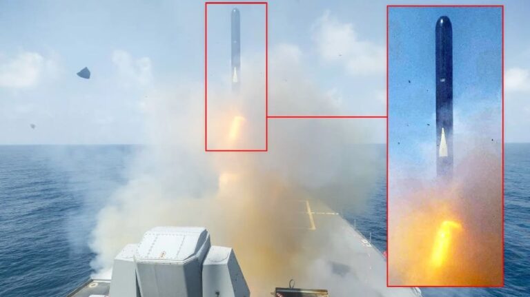 Black Tomahawk Cruise Missile during Epic Fury