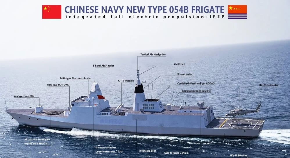 Type 054B Frigate AI Air Defense Shift