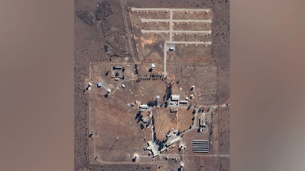 China-operated satellite ground station in Santiago, Chile.