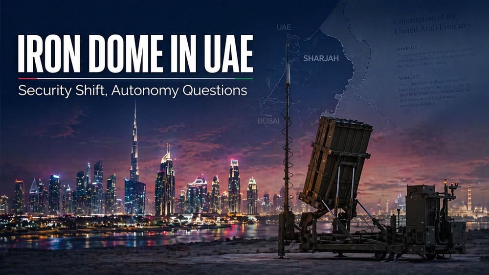 Israeli Iron Dome in UAE: Sharjah Autonomy Test