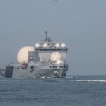 INS Dhruv Tracks Pakistan Missile Test at Sea