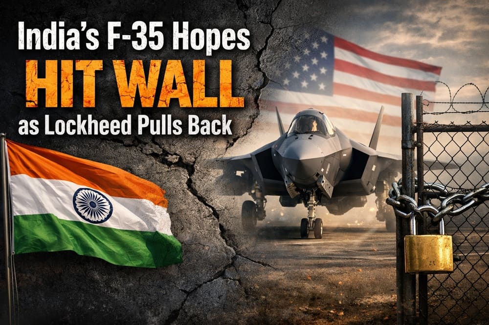 India’s F-35 Hopes Hit Wall as Lockheed Pulls Back