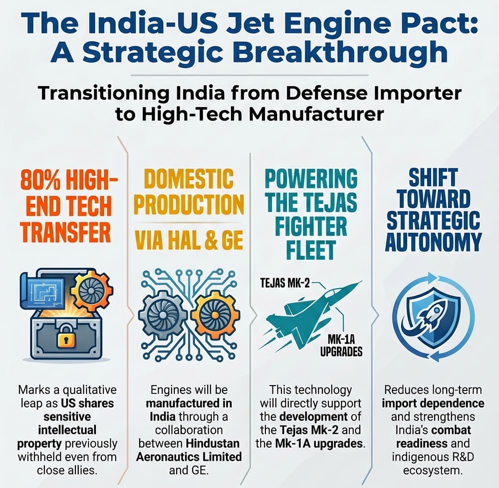 U.S. landmark Engine Tech Deal With India