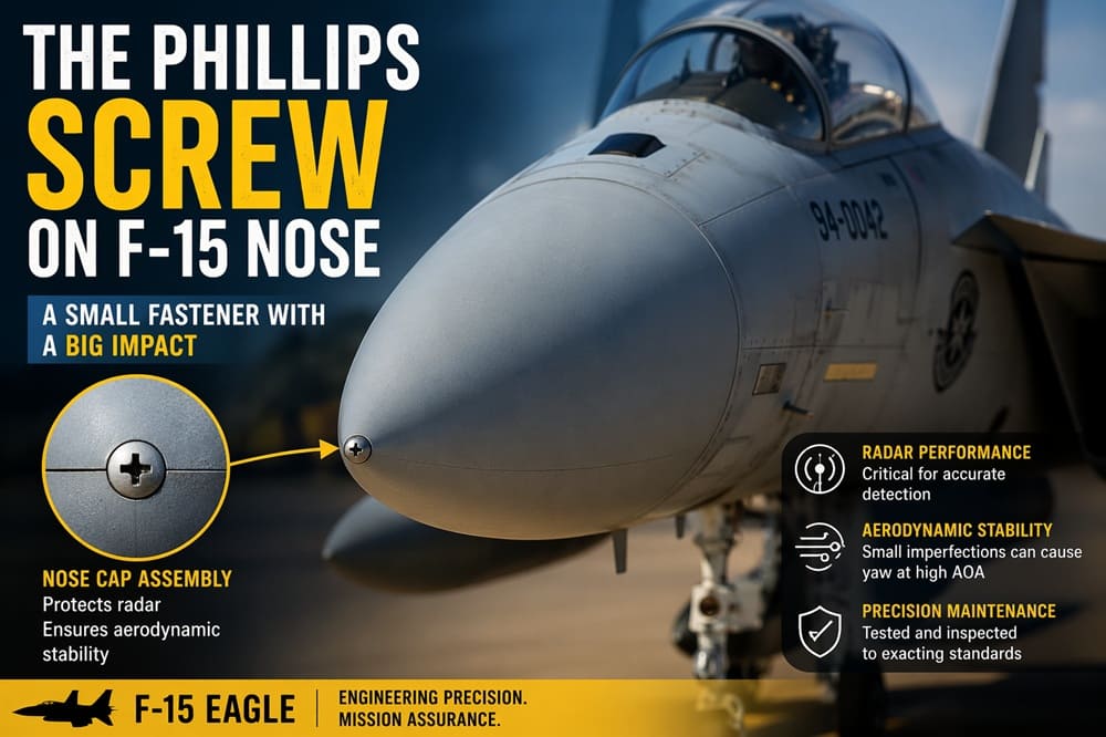 Phillips Screw on F-15 Nose Explained