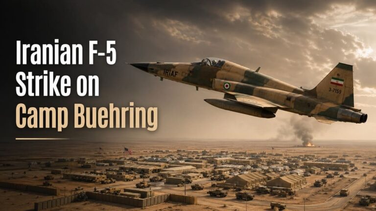 Iranian F-5 Strike on Camp Buehring