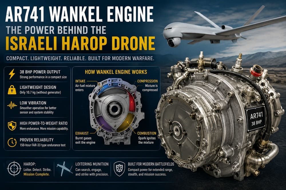 AR741 Wankel Engine: Harop Drone Power Explained