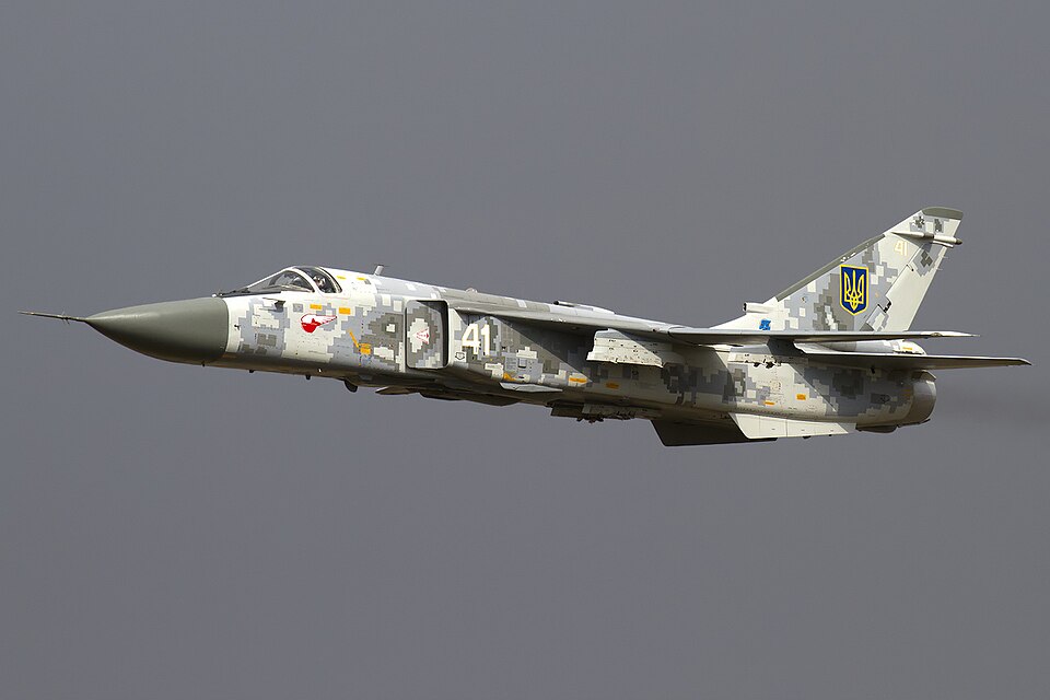 Ukrainian Su-24M Fencer over Starokostiantyniv in 2015