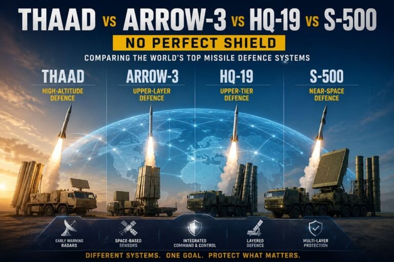 THAAD vs Arrow-3 vs HQ-19 vs S-500: Limits