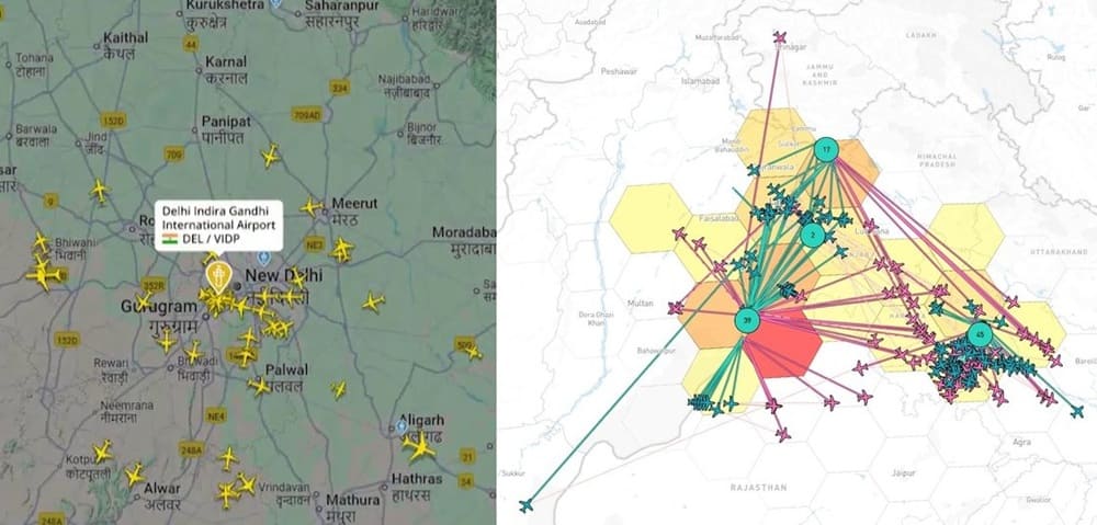 Intense GPS Jamming Near India-Pakistan Border