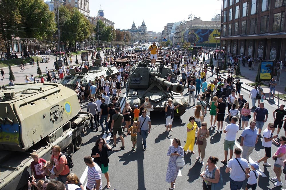 TrophyLab: Khreshchatyk, the main street of Ukraine’s capital city, Kyiv.