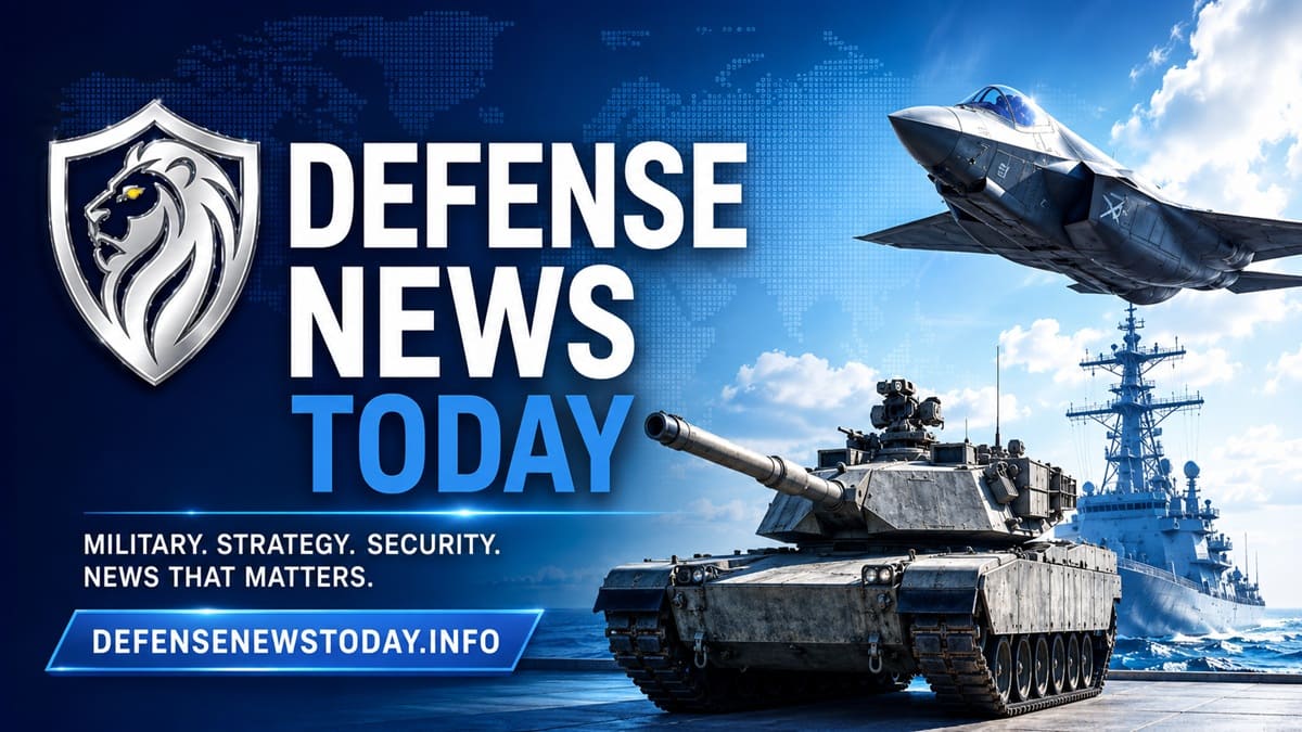 DEFENSE NEWS TODAY - Global Defense Research & Analysis