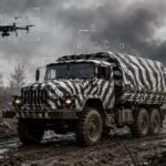 Russia Zebra Camouflage vs AI Kamikaze Drones