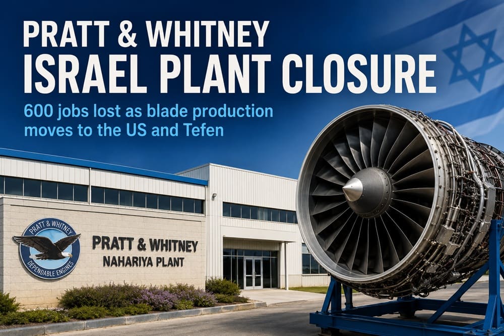 Pratt & Whitney Israel Plant Closure after 50+ years