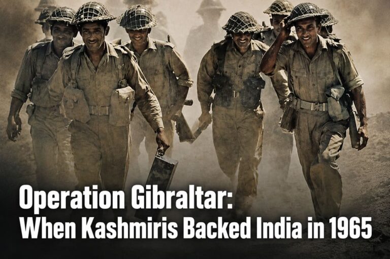 Operation Gibraltar: When Kashmiris Backed India in 1965