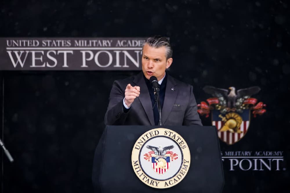 At West Point, N.Y., on May 23, 2026, Hegseth told graduates at the U.S. Military Academy that past leaders there had “embraced the DEI craze.”