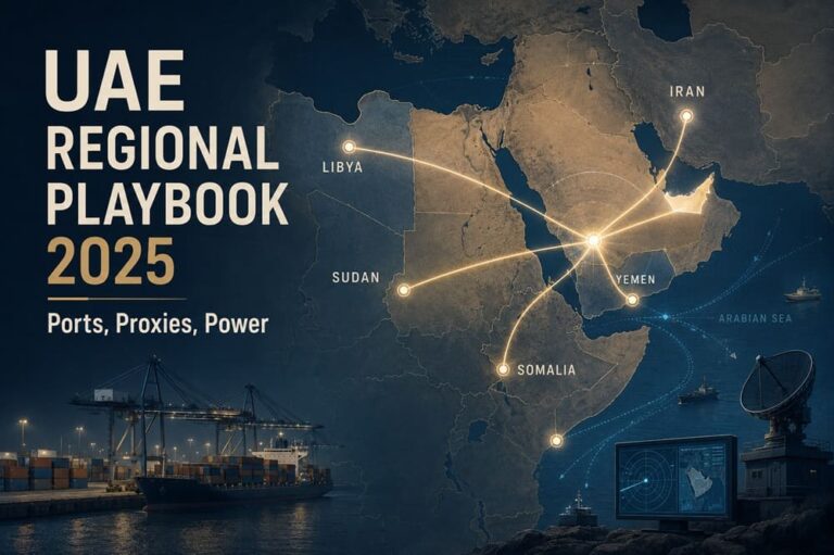 UAE Regional Playbook 2026 — Ports, Proxies, Power