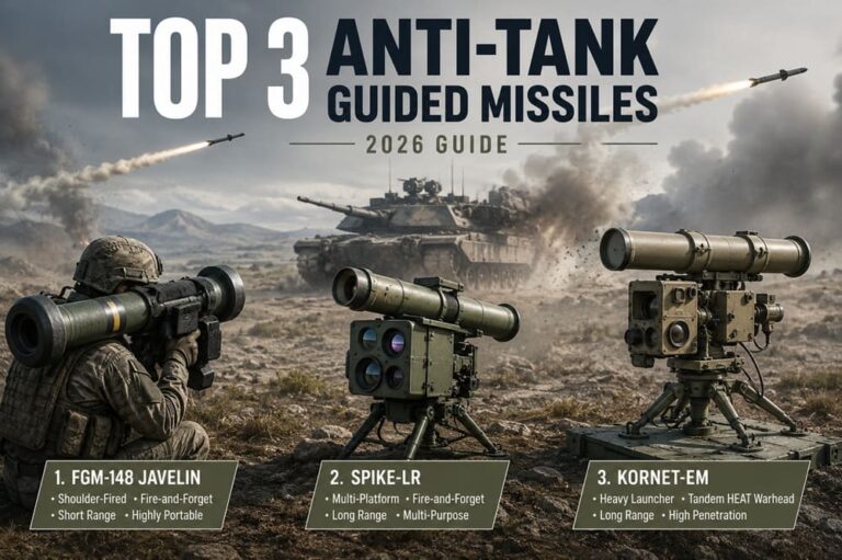 Top 3 Anti-Tank Guided Missiles Explained (2026 Guide)