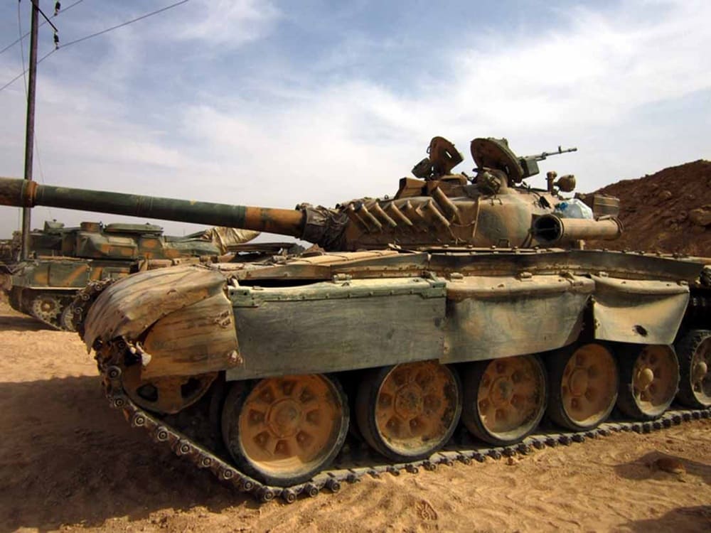 Russian-made T-72 MBT
