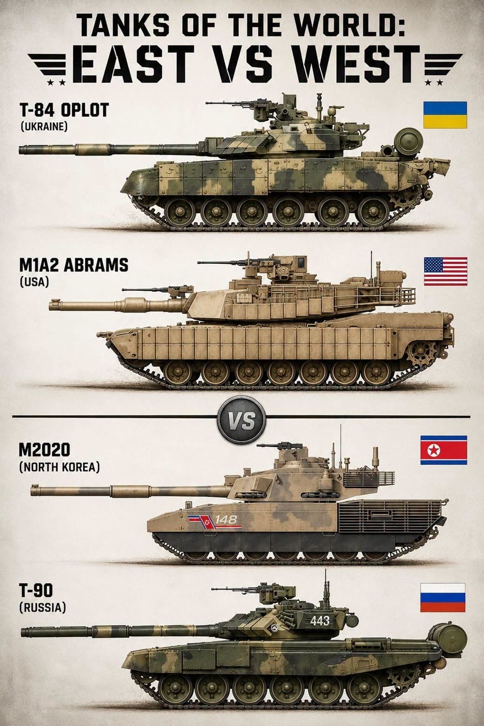 Western vs Eastern Tank Design Philosophies
